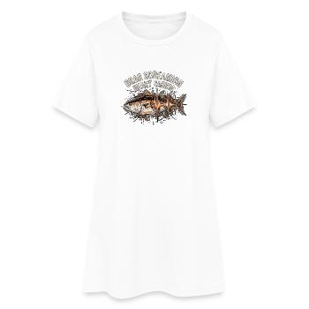 Bluefin Tuna Angler - Women’s T-Shirt Dress - white - Front