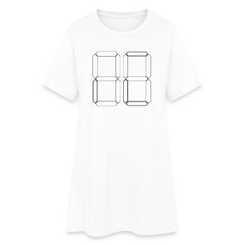 NUMÉRO 94 Quatre-vingt-quatorze cadeaux numériques - Robe T-shirt Femme - blanc - Devant