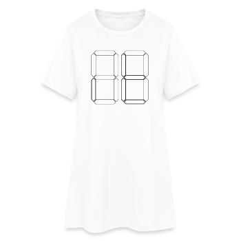 NUMBER 97 Ninety-Seven Gift Digital - Women’s T-Shirt Dress - white - Front