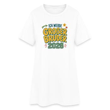 Großer Bruder 2026 - Frauen T-Shirt-Kleid - Weiß - Vorne