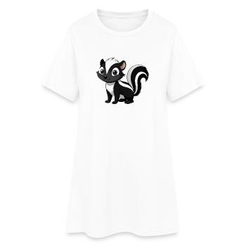 Baby shunk - Women’s T-Shirt Dress - white - Front