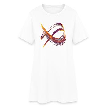 Golden Chaos Ride – Chaos Theory - Women’s T-Shirt Dress - white - Front