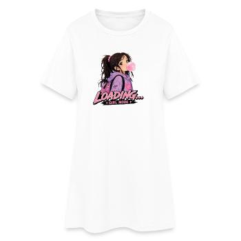 Bubblegirl - Women’s T-Shirt Dress - white - Front