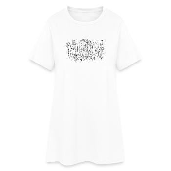 Munich Graffiti Hip_Hop - Women’s T-Shirt Dress - white - Front