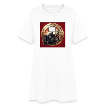 Cinema & Podcast: Pro Equipment - Women’s T-Shirt Dress - white - Front