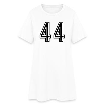 44 Symbole numérique - Robe T-shirt Femme - blanc - Devant