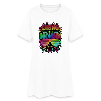 This Is My 80's Costume 80er Jahre - Frauen T-Shirt-Kleid - Weiß - Vorne