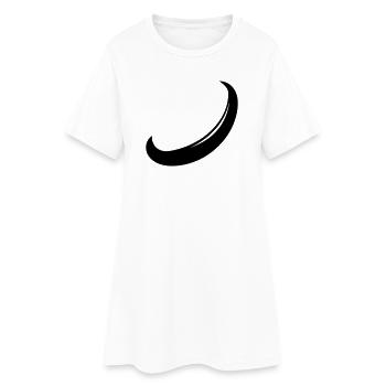 Bumerang - Frauen T-Shirt-Kleid - Weiß - Vorne