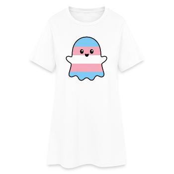 Esprit de la Fierté Trans - Robe T-shirt Femme - blanc - Devant