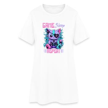 Pastel Goth Soft Goth Gaming Gamer - Robe T-shirt Femme - blanc - Devant