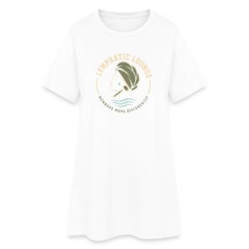 Don de bien-être pour le drainage lymphatique du système lymphatique - Robe T-shirt Femme - blanc - Devant