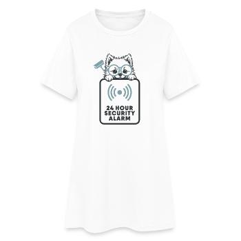 Pomeranian - Meilleure alarme - Robe T-shirt Femme - blanc - Devant