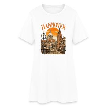 Historique historique de Hanover - Robe T-shirt Femme - blanc - Devant