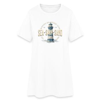 Lighthouse Surf Lake Breeze Club - Women’s T-Shirt Dress - white - Front