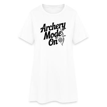 Mode tir à l’arc activé - Robe T-shirt Femme - blanc - Devant