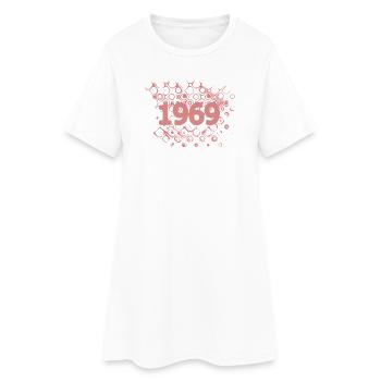 rétro 1969 - Robe T-shirt Femme - blanc - Devant