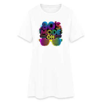 C’est mon costume des années 80 - Robe T-shirt Femme - blanc - Devant