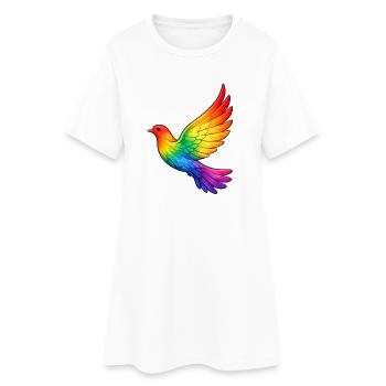 Dove of Peace - Women’s T-Shirt Dress - white - Front