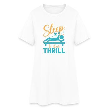 Anesthesiologist Our Thrill Anesthesia - Women’s T-Shirt Dress - white - Front