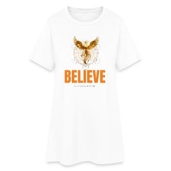 Believe Your Power Is Within - Women’s T-Shirt Dress - white - Front