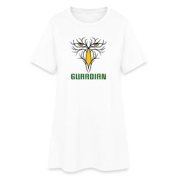 GUARDIAN - Stylish bird of prey - Design - Women’s T-Shirt Dress - white - Front