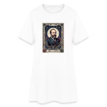 James A Tarot Card - Women’s T-Shirt Dress - white - Front