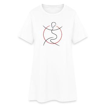Dance & Martial Arts - Women’s T-Shirt Dress - white - Front