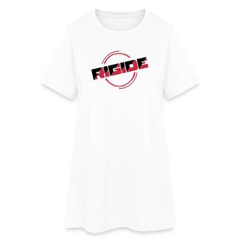 starr - Frauen T-Shirt-Kleid - Weiß - Vorne