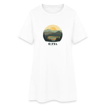 Eifel Maar | Vintage Nature Travel Poster - Frauen T-Shirt-Kleid - Weiß - Vorne