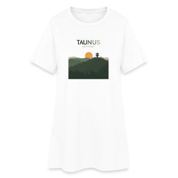 Taunus Germany | Vintage Mountain Poster - Frauen T-Shirt-Kleid - Weiß - Vorne