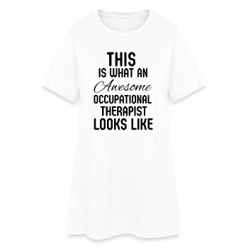 Ergotherapeut Ergotherapeut Kindertherapie Geschenk - Frauen T-Shirt-Kleid - Weiß - Vorne