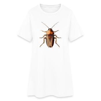 Kakerlake Küchenschabe Insekten Schabe Kakerlaken - Frauen T-Shirt-Kleid - Weiß - Vorne