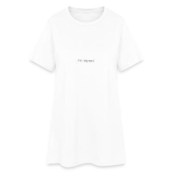 Make today magical - Frauen T-Shirt-Kleid - Weiß - Vorne