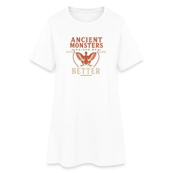 Harpy Greek Mythology Fantasy Monster - Women’s T-Shirt Dress - white - Front