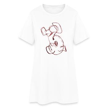 Favourite number 3 Three 3 - Women’s T-Shirt Dress - white - Front