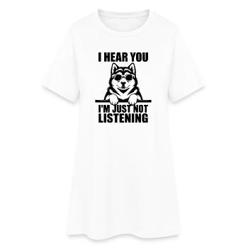 Dictons malamutes d’Alaska Don des Malamutes d’Alaska - Robe T-shirt Femme - blanc - Devant