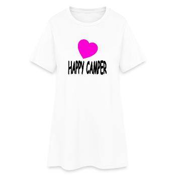 Camper - Frauen T-Shirt-Kleid - Weiß - Vorne