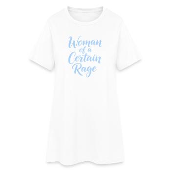 Woman Of A Certain Rage Shirt Für Starke Frauen - Frauen T-Shirt-Kleid - Weiß - Vorne