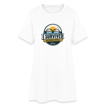 J’ai survécu à Merwedebrug 2026 - Robe T-shirt Femme - blanc - Devant