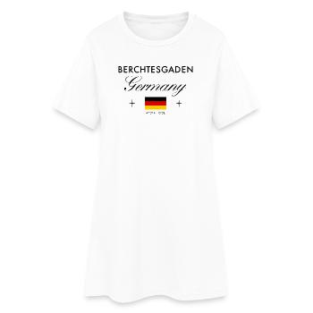 Berchtesgaden Deutschland Koordinaten Reise - Frauen T-Shirt-Kleid - Weiß - Vorne
