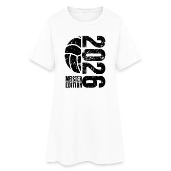 Volleyball Master Cap 2026, Black Pullover Hoodie - Women’s T-Shirt Dress - white - Front