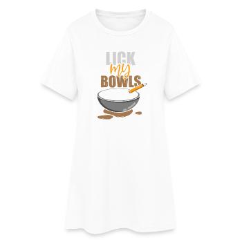 Pâtisserie Pâtissière Pât - Robe T-shirt Femme - blanc - Devant