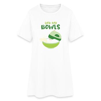 Pâtisserie Pâtissière Pât - Robe T-shirt Femme - blanc - Devant