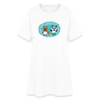 Sport - Robe T-shirt Femme - blanc - Devant