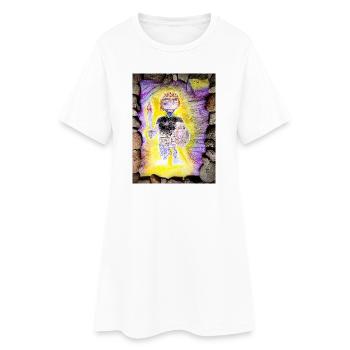 Finde Jesus von Eunice Ahiale - Robe T-shirt Femme - blanc - Devant
