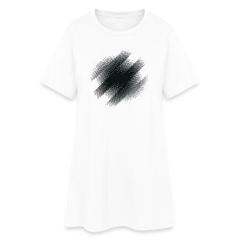 Cercle d’éclat - Robe T-shirt Femme - blanc - Devant