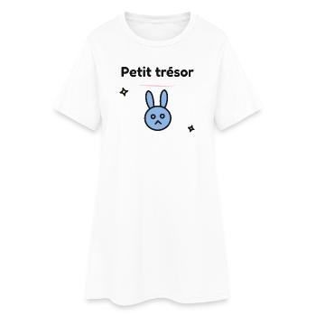 BEBE.PARENT. PARENTS. MAMAN. PAPA. FUTURE MAMAN - Robe T-shirt Femme - blanc - Devant