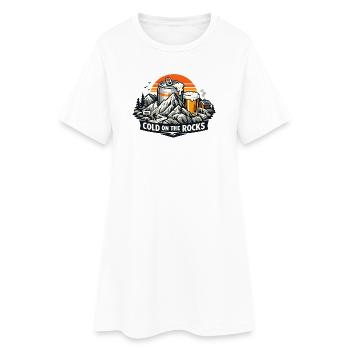 Scène du sentier CaldaroFelsen - Robe T-shirt Femme - blanc - Devant