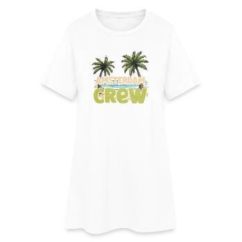 Équipe d’Amsterdam - Robe T-shirt Femme - blanc - Devant