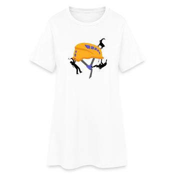 Casque de sécurité Casque d’escalade Alpiniste - Robe T-shirt Femme - blanc - Devant